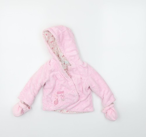 Cappotto giacca rosa bambina
