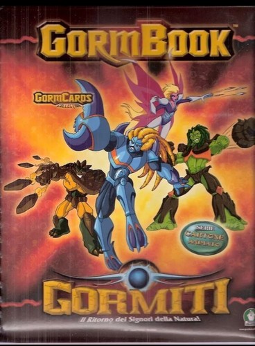 Gormiti gorm cards album vuoto - gorm,