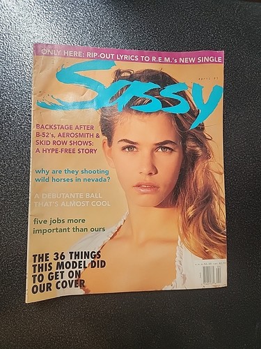 Vintage sassy magazine april - magazine,