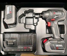 Würth Impulsi 1/4 BASIC 18V Trapano Avvitatore con 2 Batterie