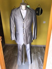 Abito pezzi seta grigio - 3,