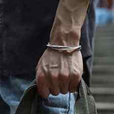 Braccialetto uomo regolabile argento 925 braccialetto tutte le misure