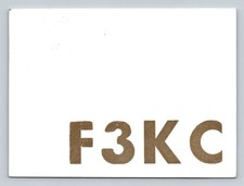 Ham Radio QSL F3KC Tolosa