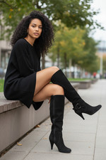 Stivali donna alti neri