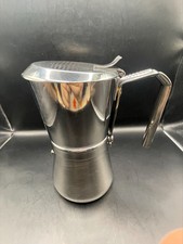 Caffettiera Giannina Express 6 Tazze moka by Giannini Carlo acciaio inox Vintage