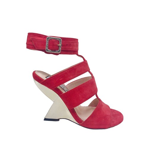 Ncube sandalo rosso tacco - tacco, a