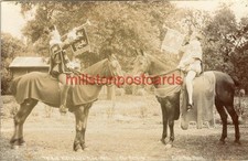 REAL PHOTO POSTCARD THIRSK HISTORICAL PLAY 1907, "THE HERALDS" NORTH YORKSHIRE