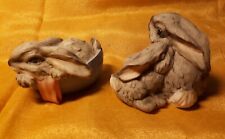 Due coniglietti in polvere di marmo della ditta Artefice Ottanta