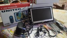  TV portatile, modello UNITED  TFT 7090 da 7" a colori