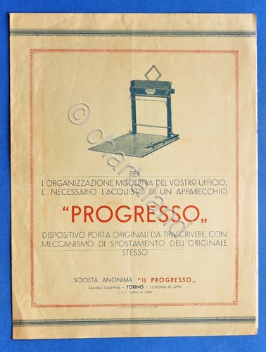 Pubblicità brochure d epoca - pubblicità,