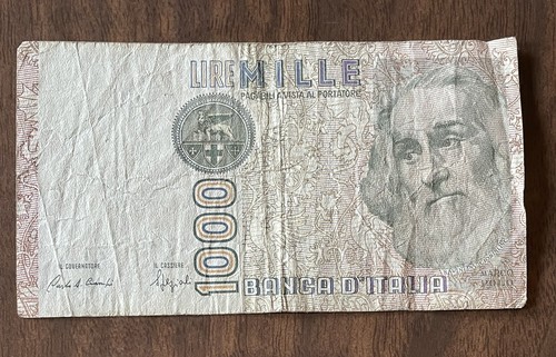 1000 lire mille - , italia