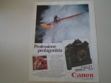 advertising Pubblicità 1985 CANON F1 F-1 e CARLO BORLENGHI/ROBBY NAISH WINDSURF