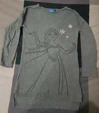 lotto 1298b vestito bimba bambina ELSA DISNEY grigio 8 anni