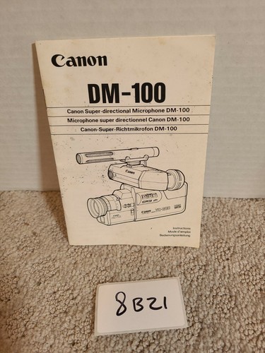 Canon dm100 microfono - canon, super