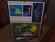 MAJOR MATT MASON SONDA SPAZIALE PAK MATTEL RARO GIOCATTOLO SPAZIALE VERSIONE TEDESCA MOC 1966