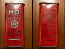 Scatola in latta M.B. Polvere
