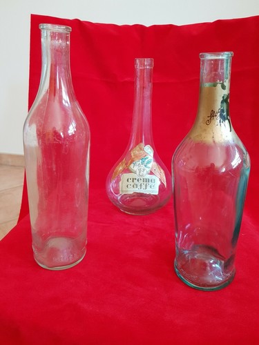 Bottiglie vetro vintage - vetro, stock