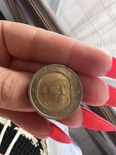 moneta 2 euro boccaccio 1313 2013 con errore ben visibile Per Collezionisti