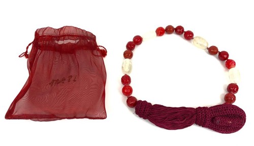 Collana con pietre vetro - con,