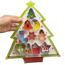 10 Formine Natalizie in Acciaio per Cookie Natalizi - Stampi Dolci di Natale