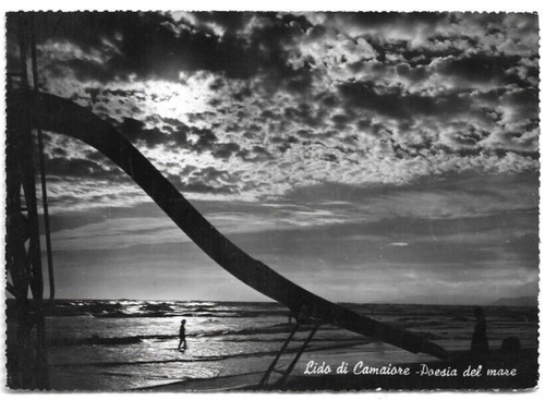 Cartolina lucca lido - cartolina, di
