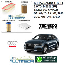 KIT TAGLIANDO 4 FILTRI AUDI Q3