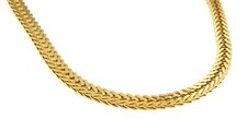 Collana coda volpe dorato - volpe,