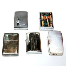 ZIPPO 5 ACCENDINI INUSATI (6051)