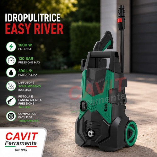 Idropulitrice 1600w 120bar 390 - idropulitrice,