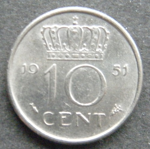 Olanda centesimi 1951 - 10,