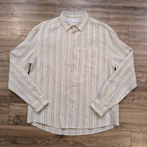 Zara seersucker camicia uomo - zara,