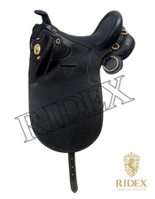 Bellissima sella in pelle nera