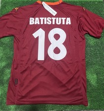 Maglia ROMA 2000/01 BATISTUTA 18 Kappa Scudetto RARA Vintage M/L