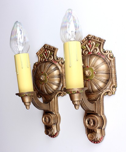 Antique vintage pair cast - vintage, 30's