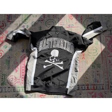 Giacca riscaldante Mitchell & Ness nera Mastermind WORLD full zip