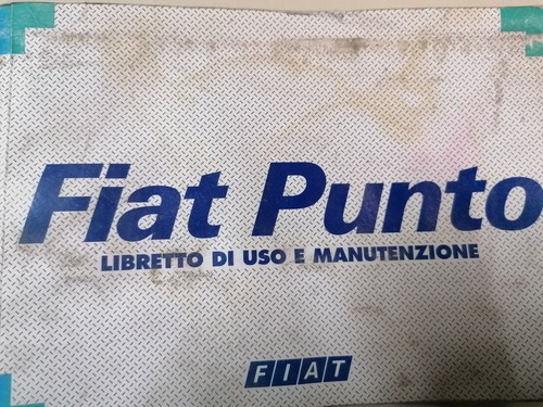 Fiat punto 1995 libretto - fiat,
