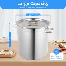 Pentola 35 L con 201 coperchio