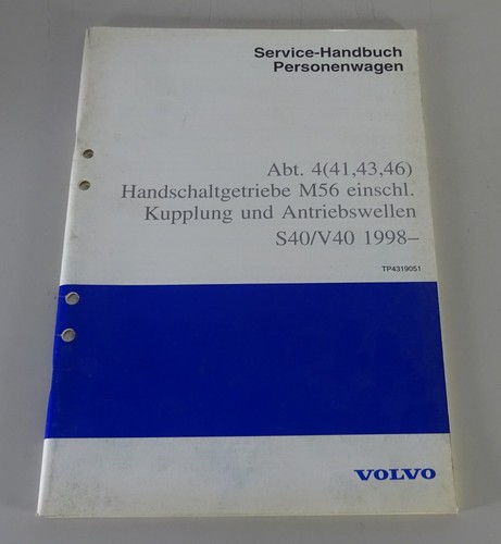 Manuale officina volvo s40 v40 - officina,