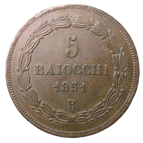 Roma pio 5 - ix, (1846-1870)