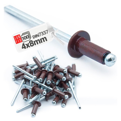 100 rivetti ciechi in - 100,