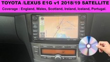 DVD Navigazione Toyota e Lexus 2018 E1G | Gen 3 e 5 | Disco Mappa Europa TNS 600/700