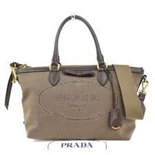 Borsa a mano PRADA logo