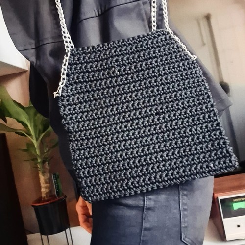 Borsa uncinetto fatta mano - a,