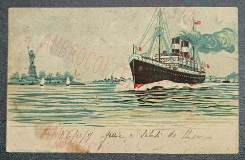 Cartolina postale navigazione - cartolina,