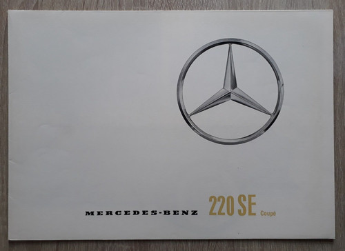 Brochure mercedes 220 - brochure,
