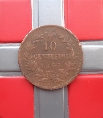 10 centesimi 1863 - ,