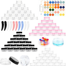 100 Pezzi Vasetti Plastica