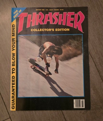 Vintage 1988 thrasher - vintage, magazine