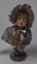 🌈 Antica scultura Liberty in terracotta / gesso 30 cm. No Goldscheider