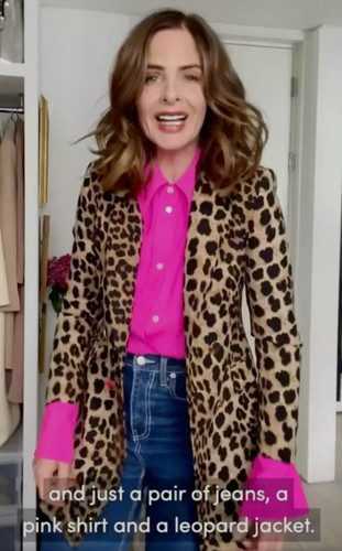 Blazer zara trinny - trinny, leopardato
